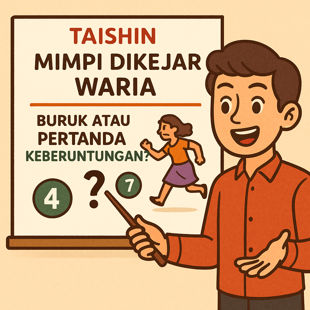 Visual edukatif tentang tafsir mimpi dikejar waria dalam konteks Togel Sydney