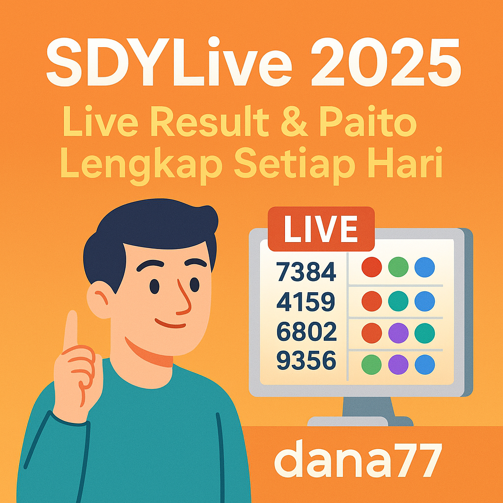 di padu warna orange background sdylive 2025 hasil sangat akurat