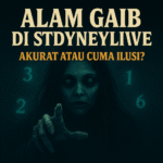 Bisikan Arwah di Angka SydneyLive" menampilkan sosok arwah dan angka-angka togel